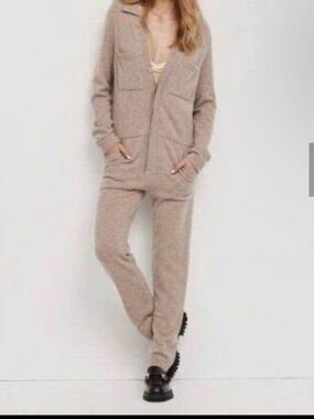 Naked Cashmere Black Women's Knit Jumpsuit